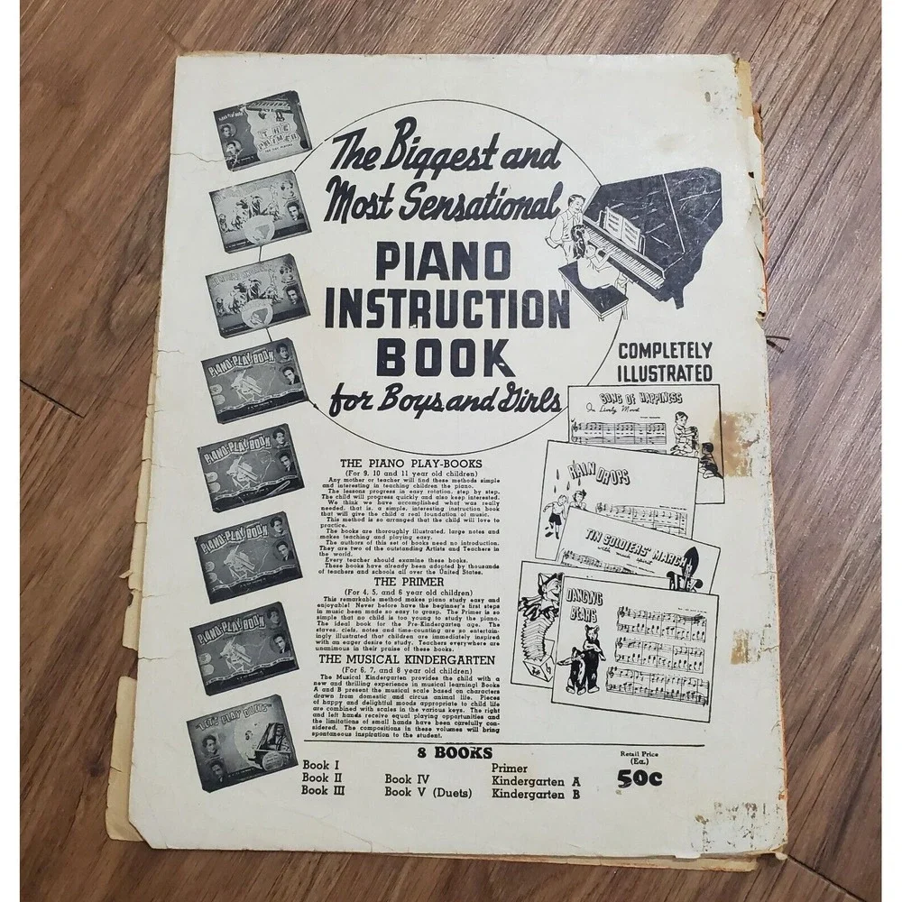 Black Hawk Waltz Piano Solo By Mary E Walsh 1936 Moderne Publication Sheet Music